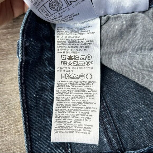 Levi’s Wedgie Splatter Spots Pattern Button  Fly Jeans - Picture 8 of 12